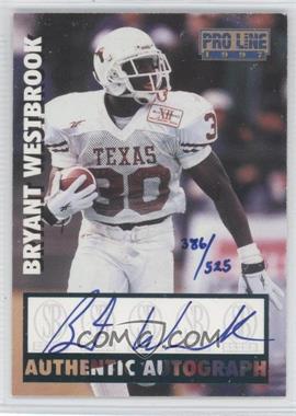 1997 Pro Line - Autographs - Green #_BRWE - Bryant Westbrook /525