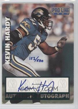 1997 Pro Line - Autographs - Green #_KEHA - Kevin Hardy /500
