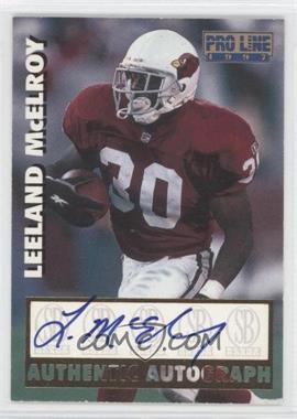 1997 Pro Line - Autographs #_LEMC - Leeland McElroy