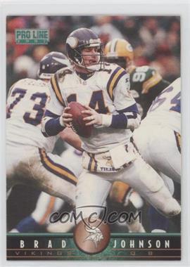 1997 Pro Line - [Base] #154 - Brad Johnson