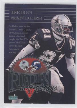 1997 Pro Line - Rivalries #RV17 - Deion Sanders, Dave Brown