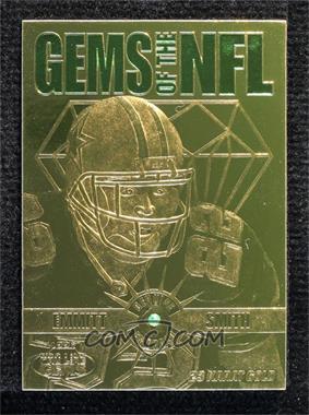 1997 Pro Line Gems - Gems of the NFL 23K Gold #G3 - Emmitt Smith