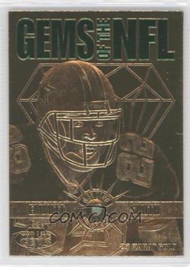 1997 Pro Line Gems - Gems of the NFL 23K Gold #G3 - Emmitt Smith