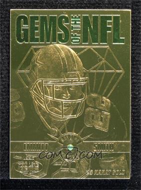 1997 Pro Line Gems - Gems of the NFL 23K Gold #G3 - Emmitt Smith