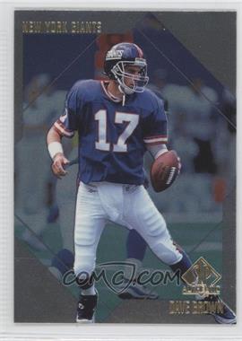 1997 SP Authentic - [Base] #133 - Dave Brown