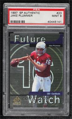 1997 SP Authentic - [Base] #23 - Jake Plummer [PSA 9 MINT]