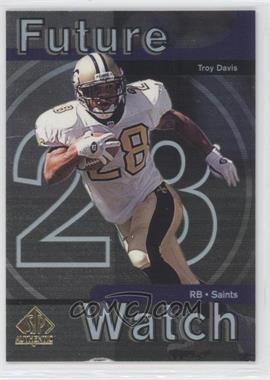 1997 SP Authentic - [Base] #28 - Troy Davis