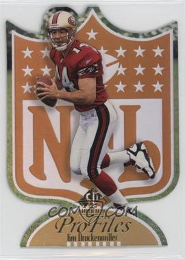 1997 SP Authentic - Profiles - Limited Edition Die-Cut #P-14 - Jim Druckenmiller /100 [EX to NM]