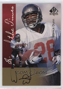 1997 SP Authentic - Sign of the Times #_WADU - Warrick Dunn