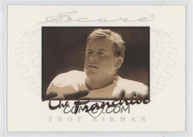 1997 Score - The Franchise #6 - Troy Aikman