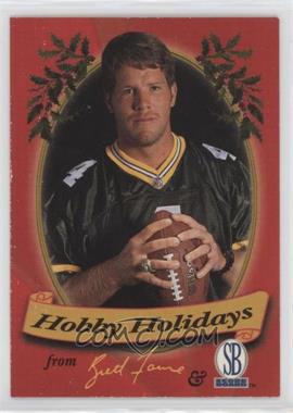 1997 Score Board Brett Favre Super Bowl XXXI - Hobby Holidays #N/A - Brett Favre [EX to NM]