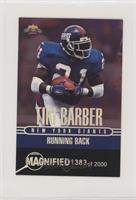 Tiki Barber #/2,000