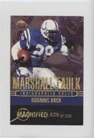 Marshall Faulk [Noted] #/200