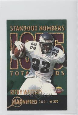 1997 Score Board Playbook - Standout Numbers - Magnified Gold #SN17 - Ricky Watters /270