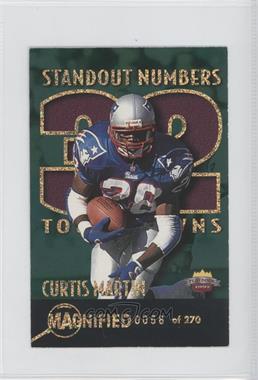 1997 Score Board Playbook - Standout Numbers - Magnified Gold #SN24 - Curtis Martin /270
