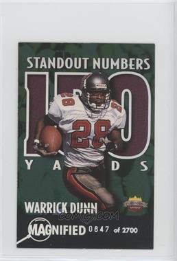 1997 Score Board Playbook - Standout Numbers - Magnified Silver #SN28 - Warrick Dunn /2700