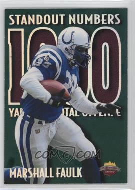 1997 Score Board Playbook - Standout Numbers #SN21 - Marshall Faulk