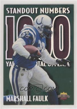 1997 Score Board Playbook - Standout Numbers #SN21 - Marshall Faulk