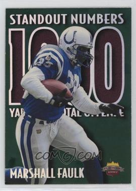 1997 Score Board Playbook - Standout Numbers #SN21 - Marshall Faulk