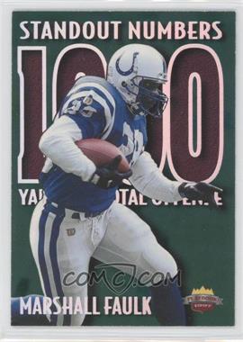 1997 Score Board Playbook - Standout Numbers #SN21 - Marshall Faulk