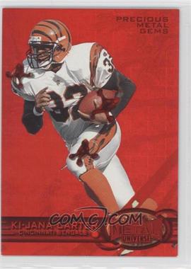 1997 Skybox Metal Universe - [Base] - Precious Metal Gems Red #77 - Ki-Jana Carter /150