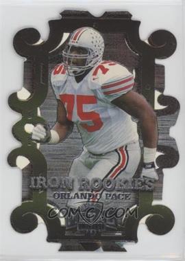 1997 Skybox Metal Universe - Iron Rookies #2 - Orlando Pace