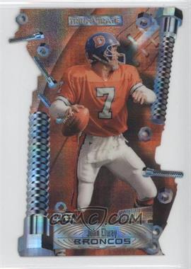 1997 Stadium Club - Triumvirate - Atomic Refractor #T5B - John Elway