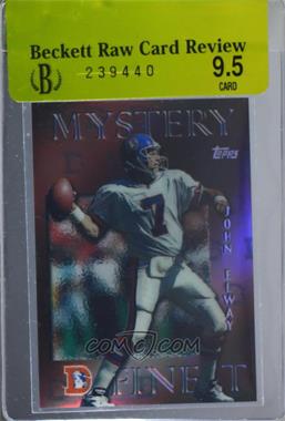 1997 Topps - Mystery Finest - Bronze #M10 - John Elway [BRCR 9.5]