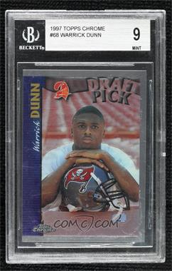 1997 Topps Chrome - [Base] #68 - Warrick Dunn [BGS 9 MINT]