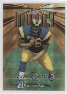 1997 Topps Finest - [Base] - Atomic Refractor #330 - Orlando Pace