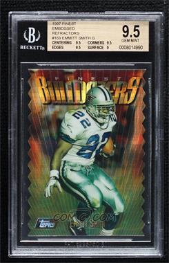 1997 Topps Finest - [Base] - Embossed Refractor #169 - Emmitt Smith [BGS 9.5 GEM MINT]