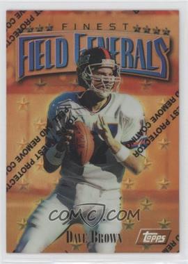 1997 Topps Finest - [Base] - Refractor #51 - Dave Brown [Good to VG‑EX]