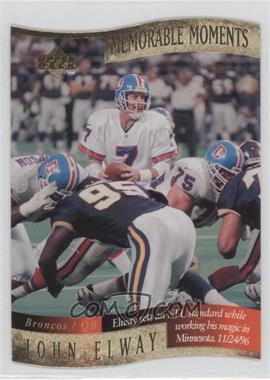 1997 Upper Deck - Memorable Moments Bronze #7 - John Elway