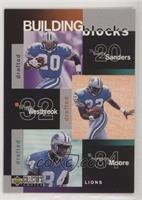 Barry Sanders, Bryant Westbrook, Herman Moore, Johnnie Morton, Scott Mitchell