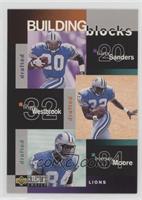 Barry Sanders, Bryant Westbrook, Herman Moore, Johnnie Morton, Scott Mitchell