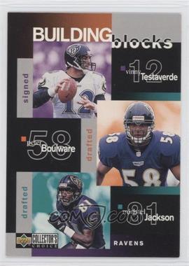 1997 Upper Deck Collector's Choice - [Base] #380 - Vinny Testaverde, Peter Boulware, Michael Jackson, Bam Morris, Derrick Alexander