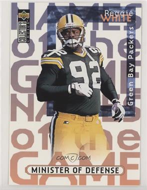 1997 Upper Deck Collector's Choice - Names of the Game Jumbos 5x7 #4 - Reggie White [EX to NM]