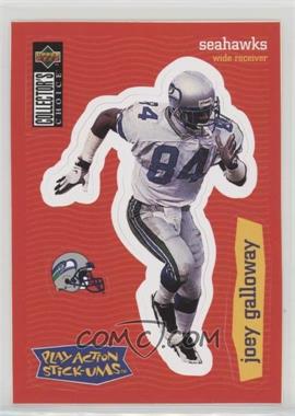 1997 Upper Deck Collector's Choice - Play Action Stick-Ums #S27 - Joey Galloway