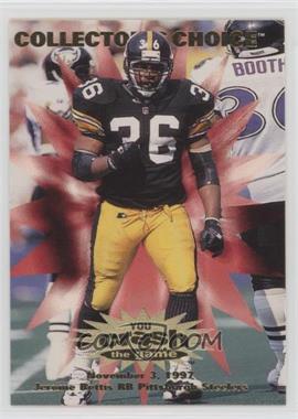 1997 Upper Deck Collector's Choice - You Crash the Game #C26.2 - Jerome Bettis (November 3)