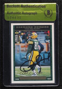 1997 Upper Deck Collector's Choice Green Bay Packers - ShopKo [Base] #GB55 - Desmond Howard [BAS Authentic]