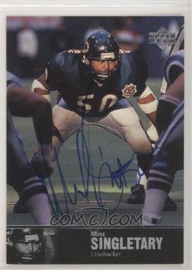 1997 Upper Deck NFL Legends - Autographs #AL-163 - Mike Singletary [Poor to Fair]