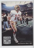 Joe Montana, Dwight Clark (Joe Montana Front; Dwight Clark Back)