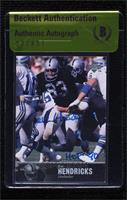 Ted Hendricks [BAS Beckett Auth Sticker]