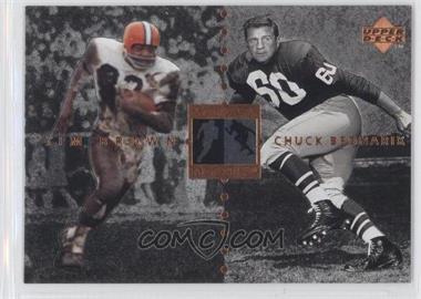 1997 Upper Deck NFL Legends - Marquee Matchups #MM15 - Chuck Bednarik, Jim Brown