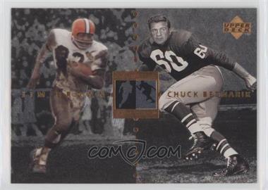 1997 Upper Deck NFL Legends - Marquee Matchups #MM15 - Chuck Bednarik, Jim Brown