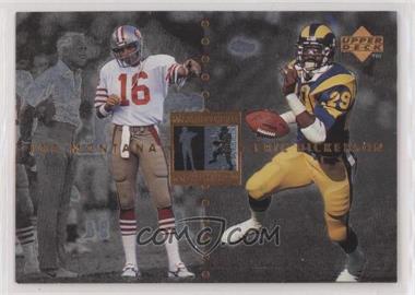 1997 Upper Deck NFL Legends - Marquee Matchups #MM18 - Joe Montana, Eric Dickerson