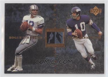 1997 Upper Deck NFL Legends - Marquee Matchups #MM4 - Fran Tarkenton, Roger Staubach