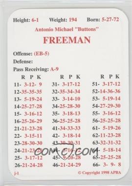 1998 APBA Football 1997 season - [Base] #_ANFR - Antonio Freeman