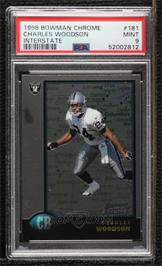 1998 Bowman Chrome - [Base] - Interstate #181 - Charles Woodson [PSA 9 MINT]