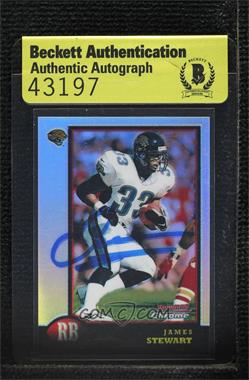 1998 Bowman Chrome - [Base] - Refractors #157 - James Stewart [BAS Authentic]